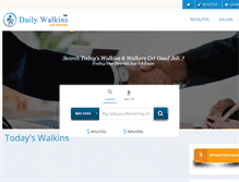 Tablet Screenshot of dailywalkins.com